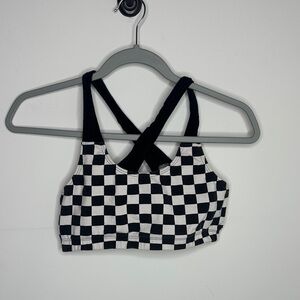 Everlast vintage 90s checkered sports bra size L